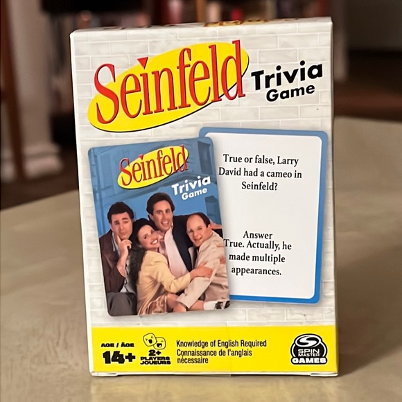 Seinfeld (TV show) Other - ❣️Seinfeld 90s Television TV Show Sitcom Trivia Card Game Friends Family Night❣️